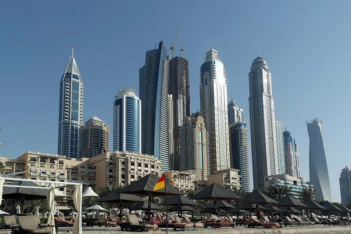 Dubai Media City und Dubai Marina