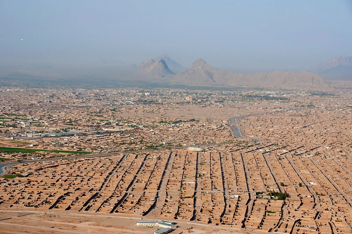 Die Provinz Kandahar aus dem Hubschrauber