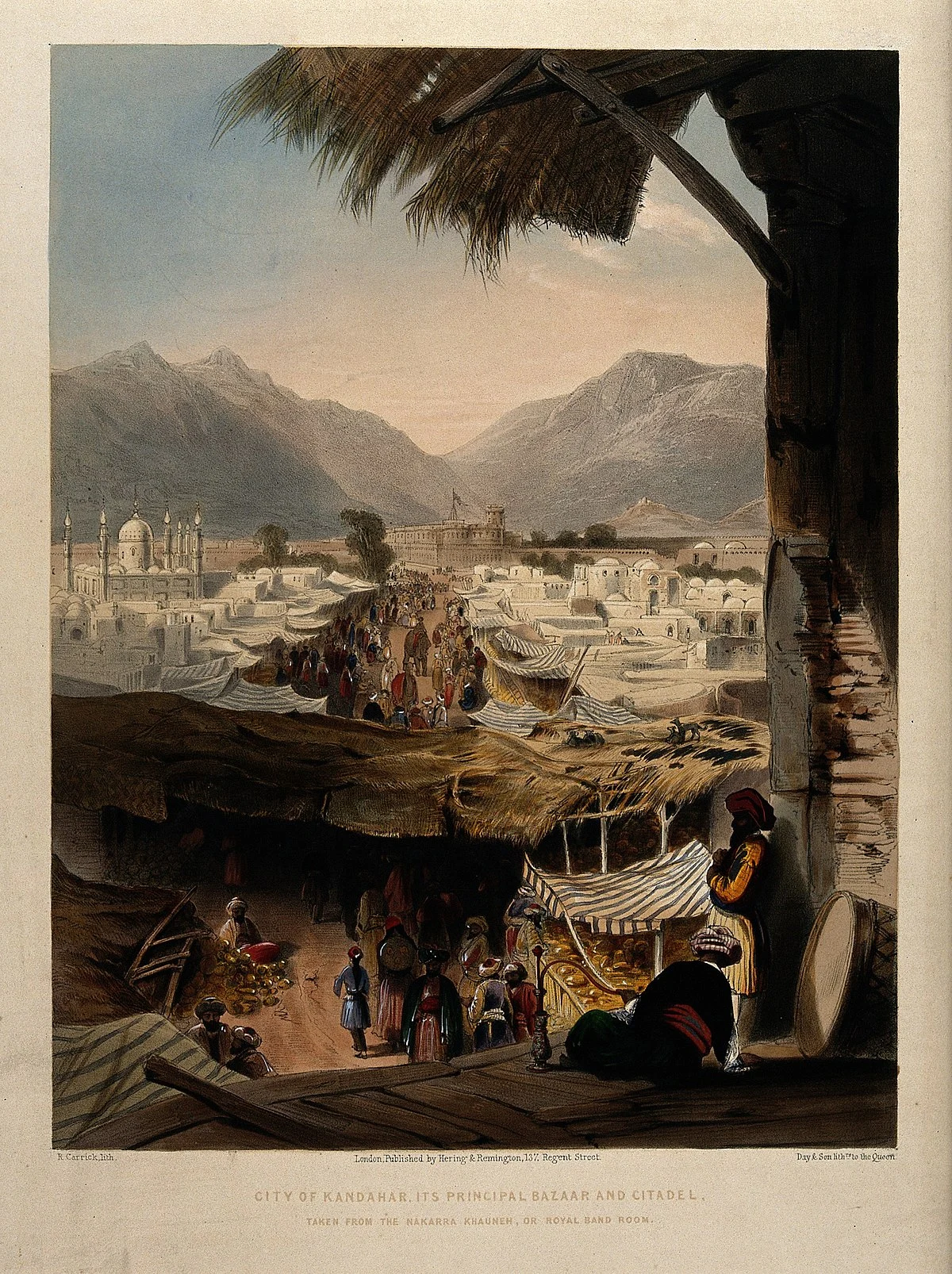 Kandahar mit Basar und Zitadelle