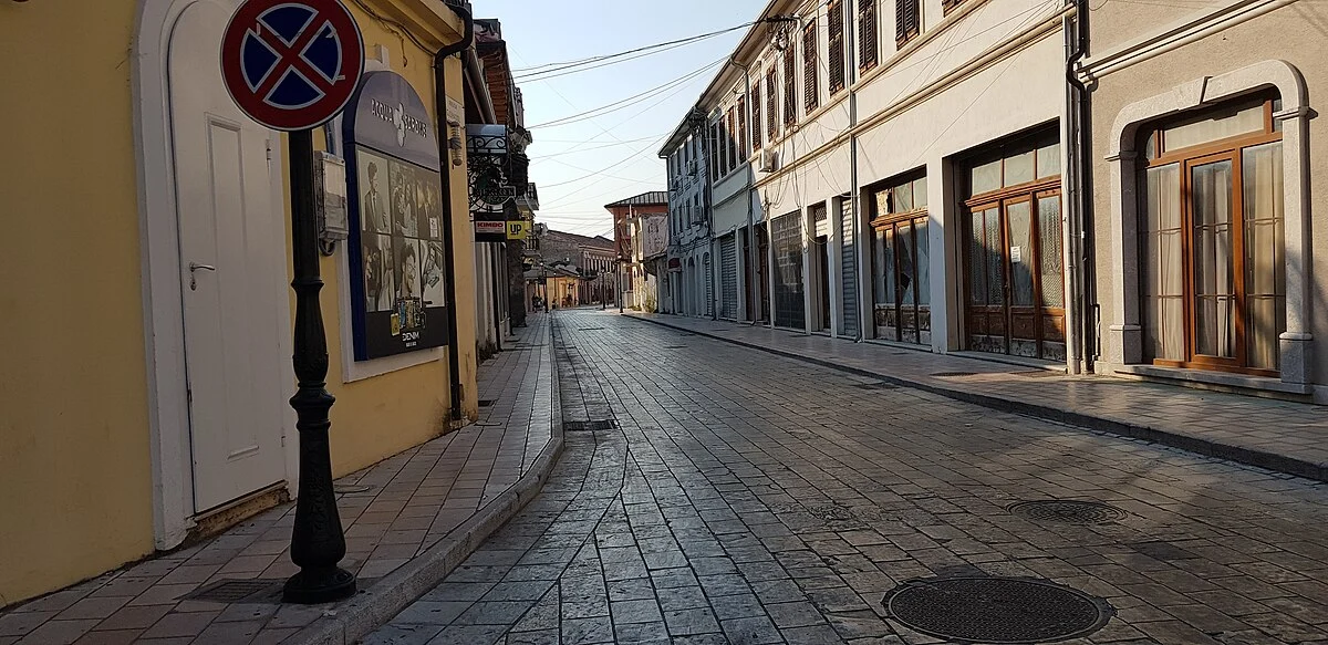 Straße in Shkodra