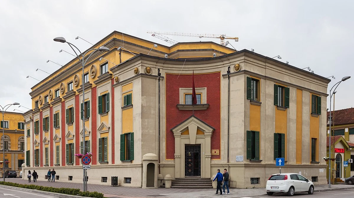 Das Ministerium für Energie und Industrie in Tirana