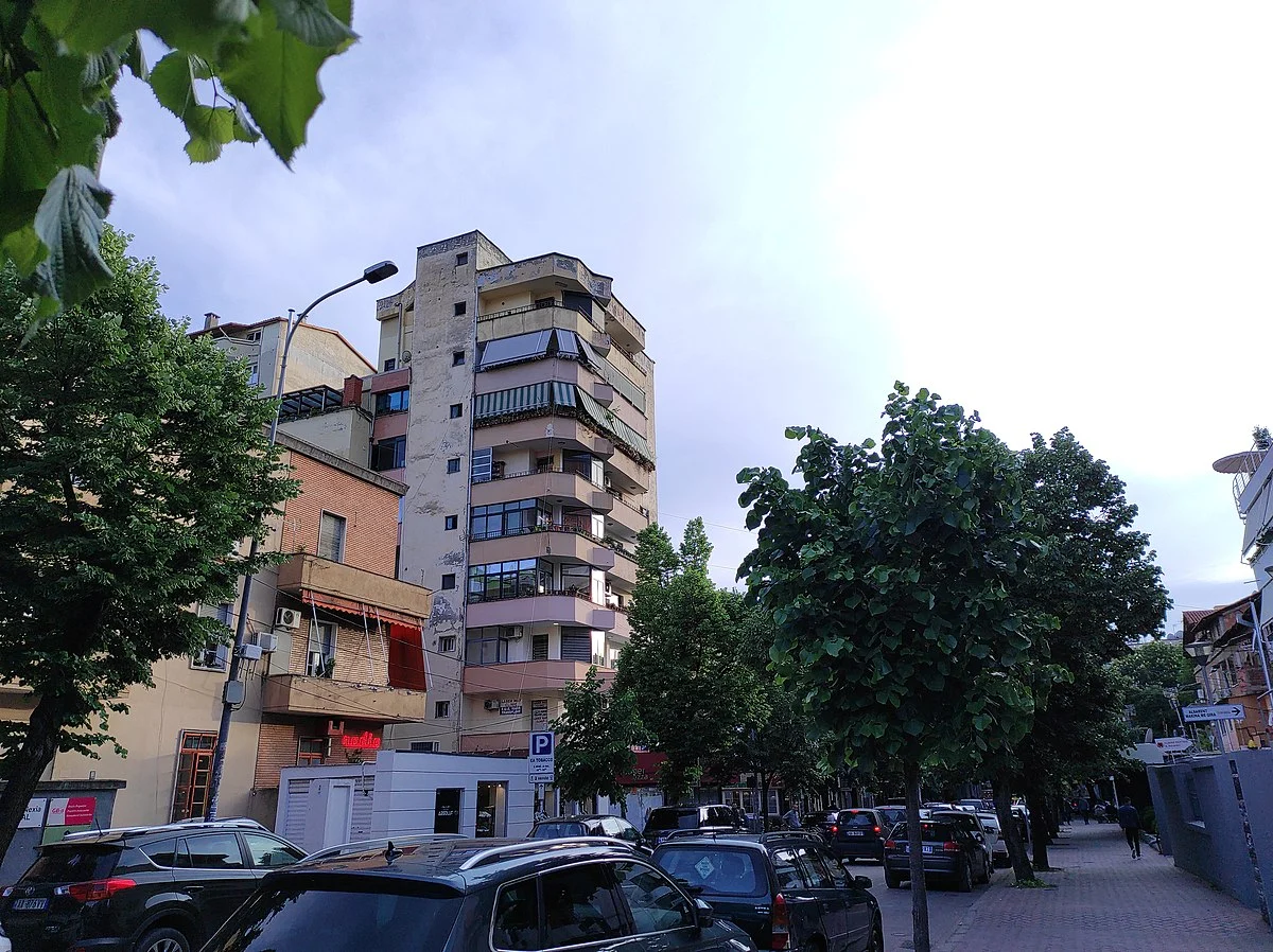 Wohnviertel in Tirana