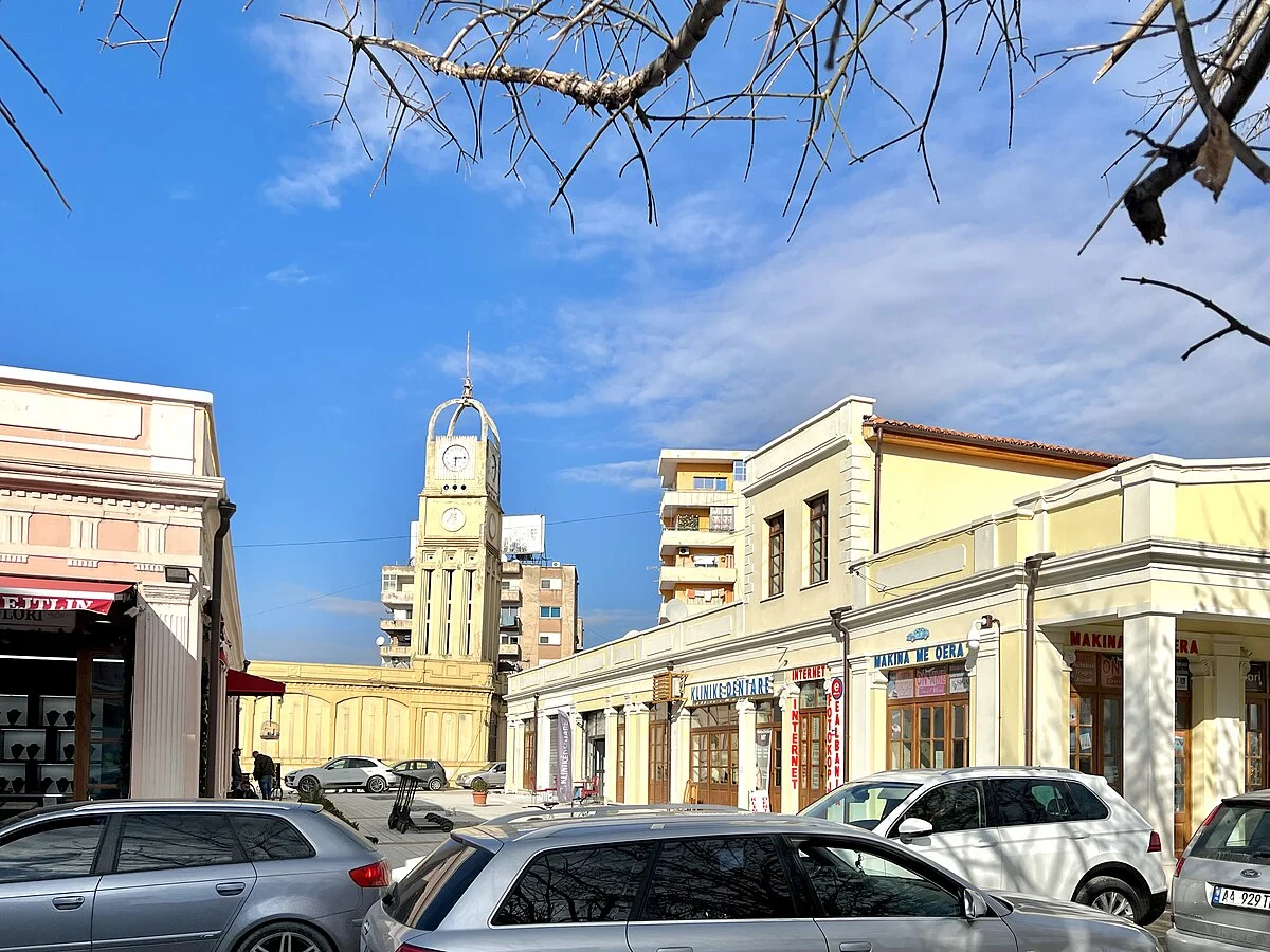 Altstadt von Vlora mit dem Uhrturm