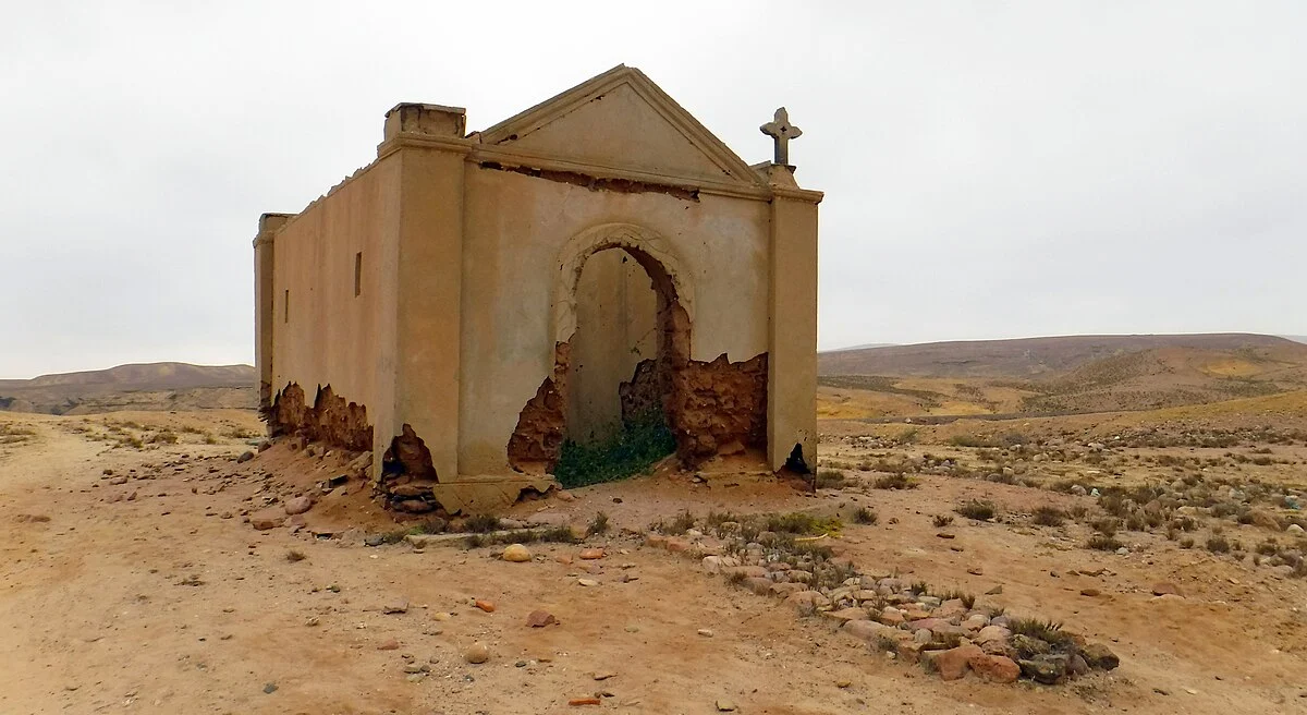 Die Kapelle von Bentiaba bei Moçâmedes (um 1894)