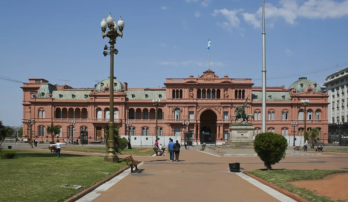 Die Casa Rosada in Buenos Aires