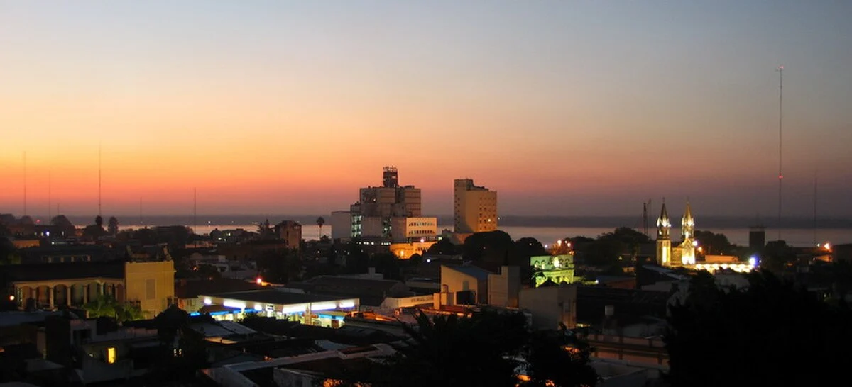 Sonnenuntergang über Corrientes