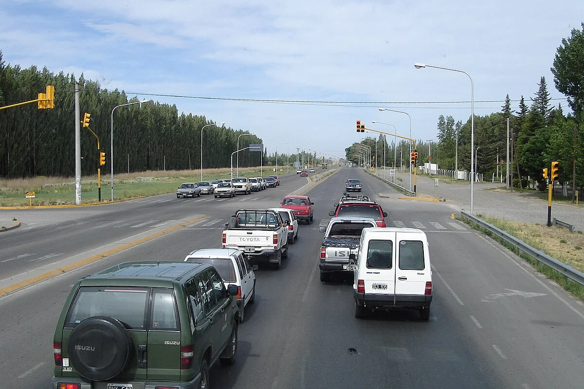 Die Nationalstraße 22 in Neuquén
