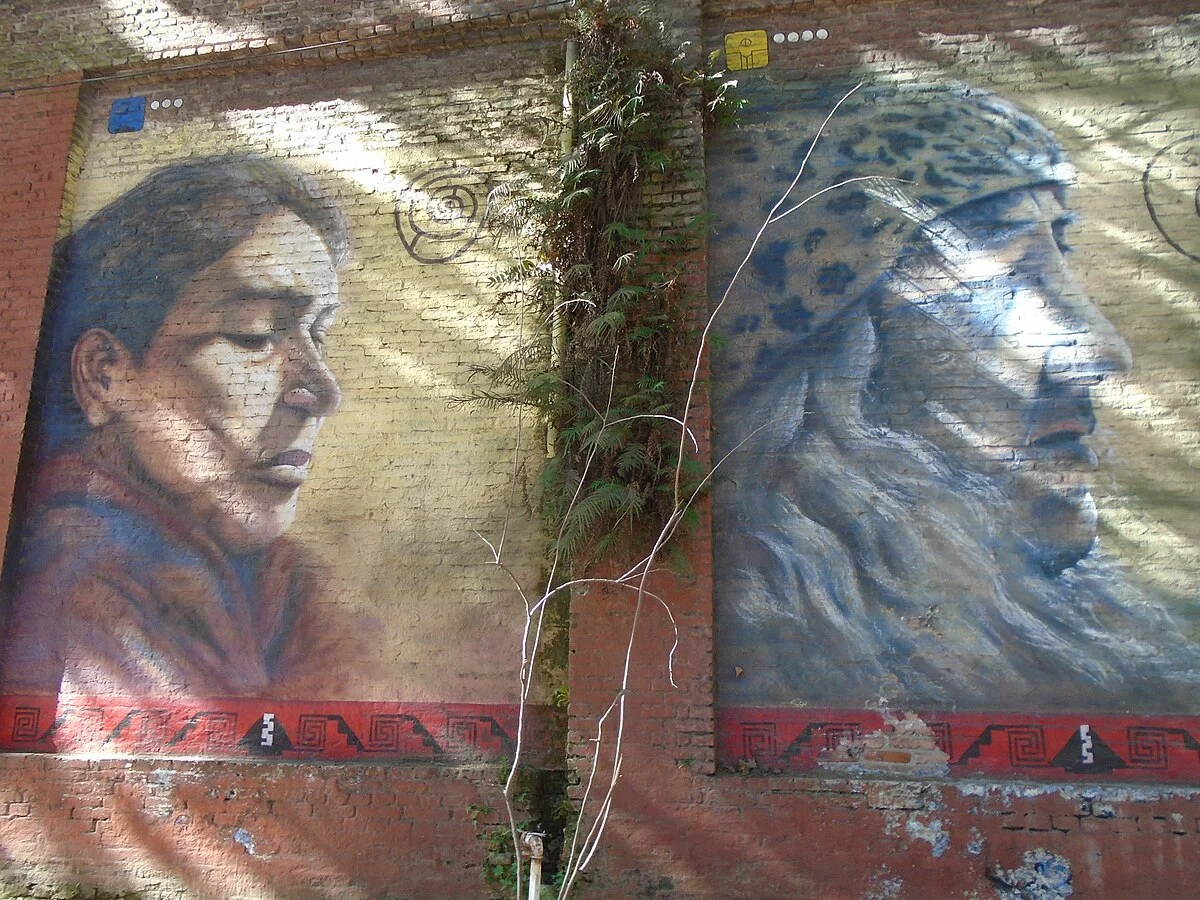 Wandbild zu Ehren der Quilmes