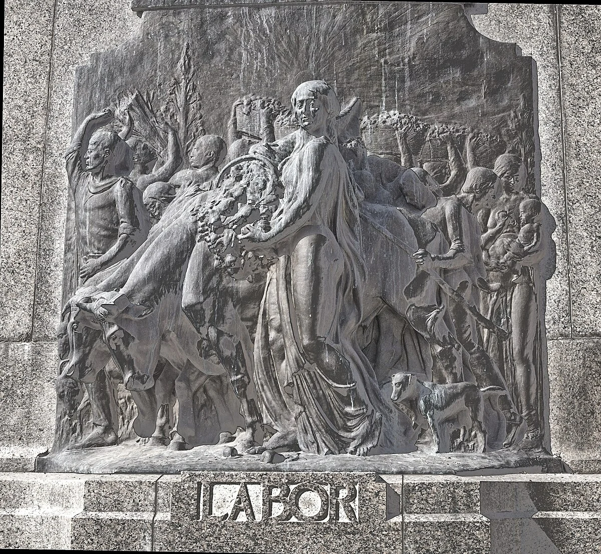 Relief am Belgrano-Denkmal in San Salvador de Jujuy