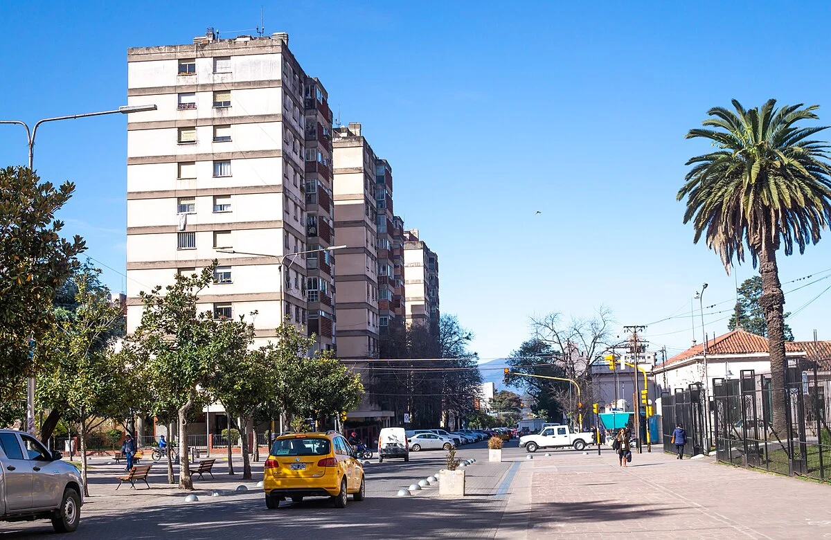 Die Calle San Martín in San Salvador de Jujuy