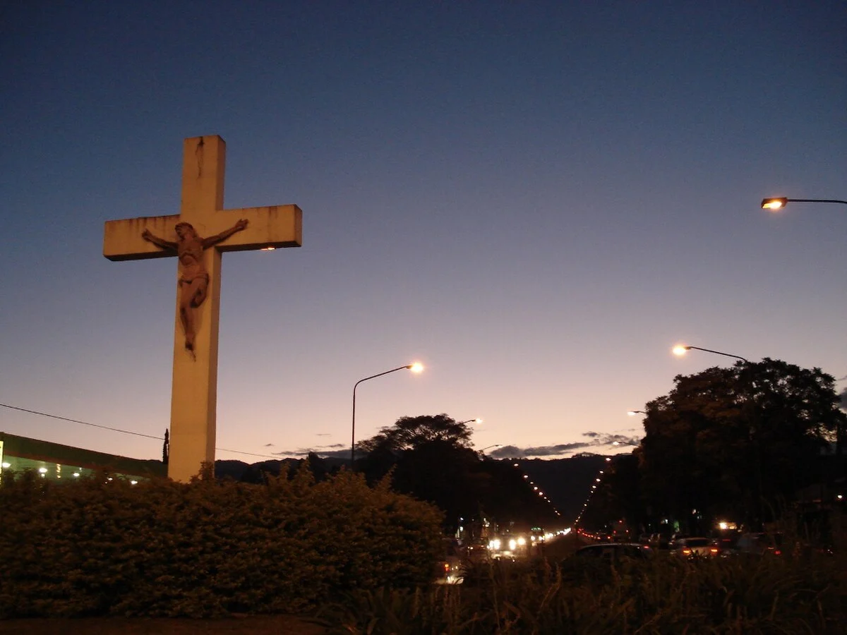 Kreisverkehr Rotonda del Cristo in Yerba Buena