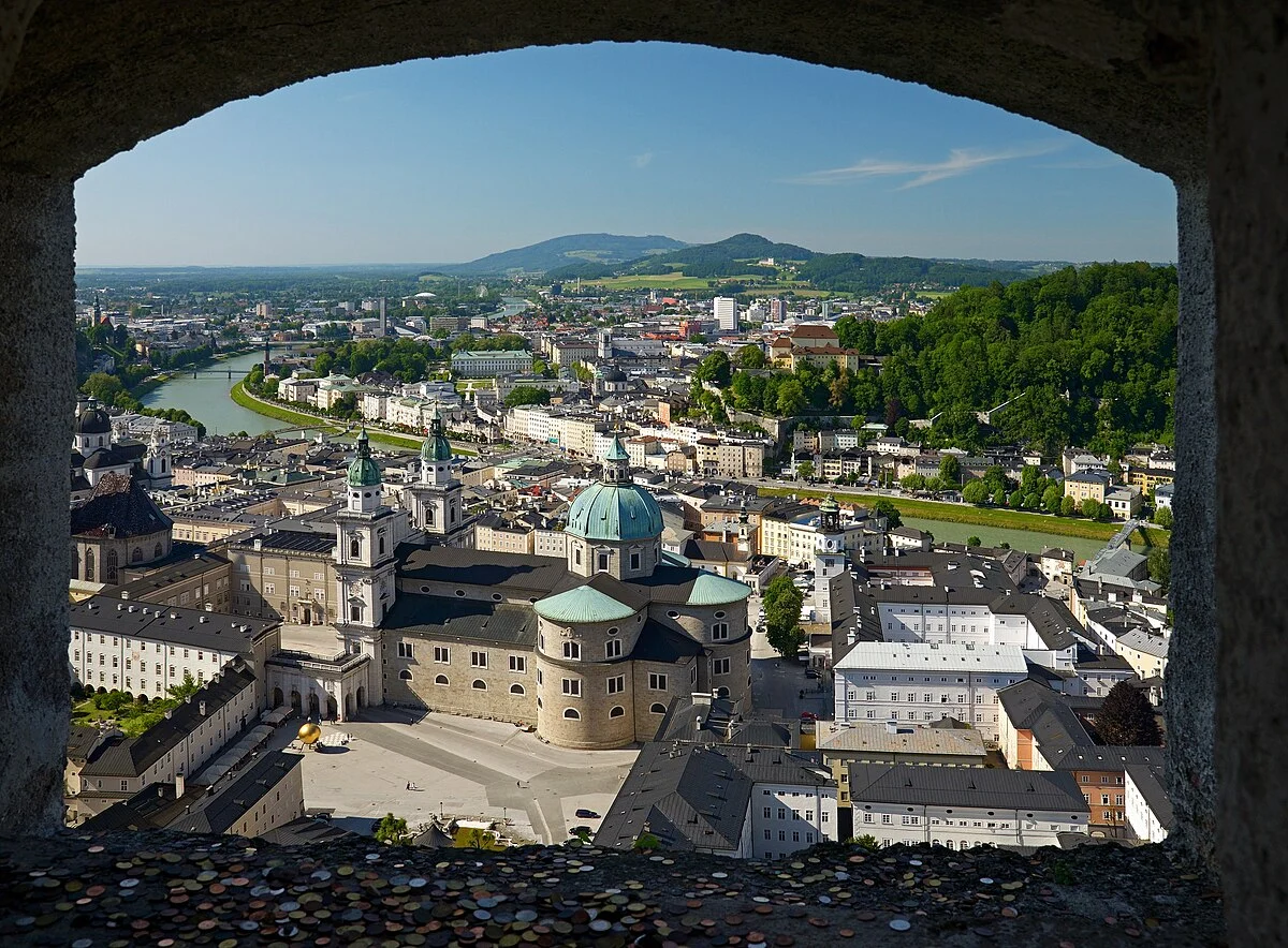Salzburg, gesehen von der Festung Hohensalzburg