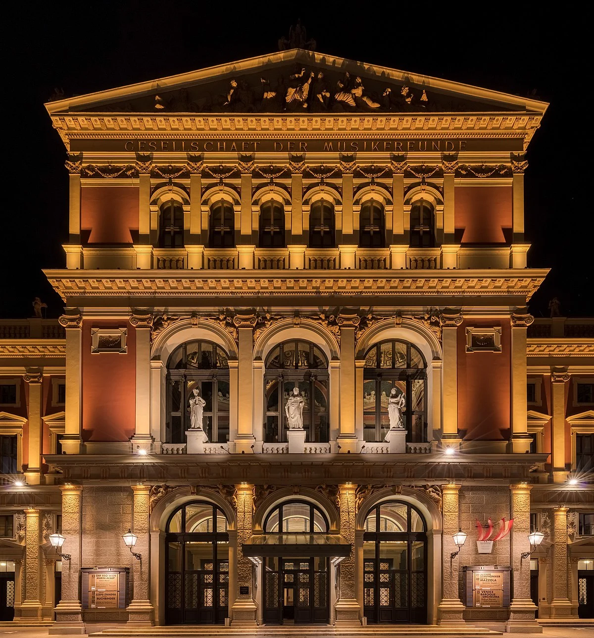 Gebäude vom Musikverein, Wien, Österreich