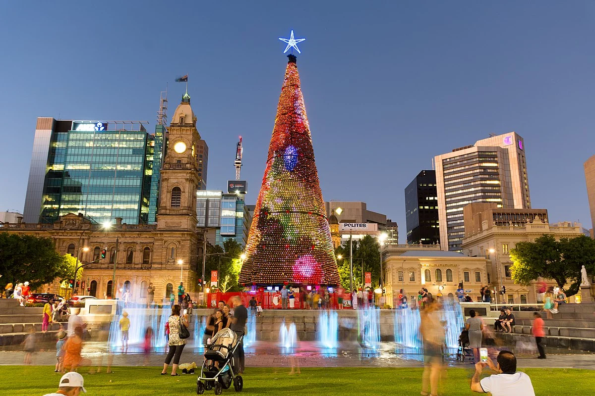 Adelaide zur Weihnachtszeit
