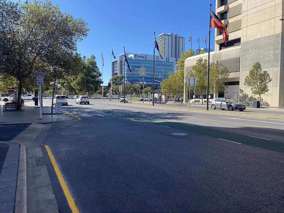 Die Grote Street am Victoria Square