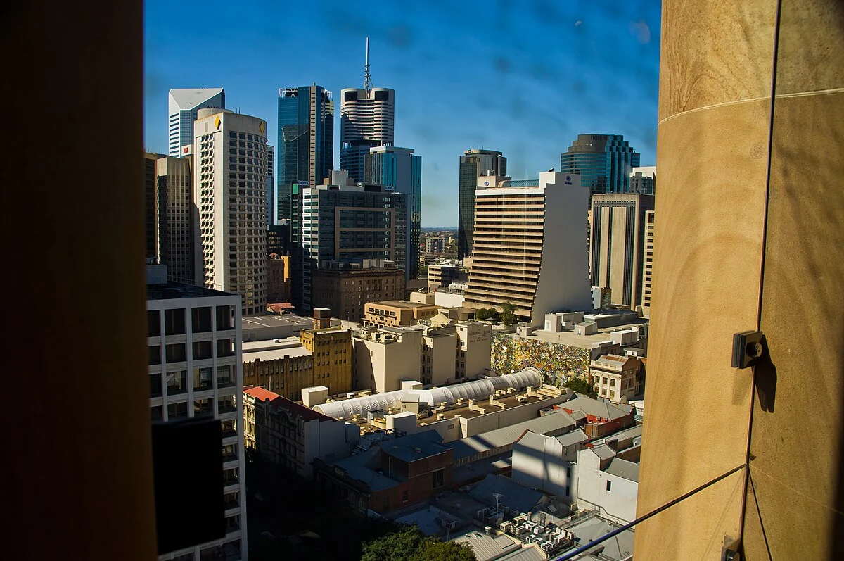 Der Uhrturm des Rathauses von Brisbane