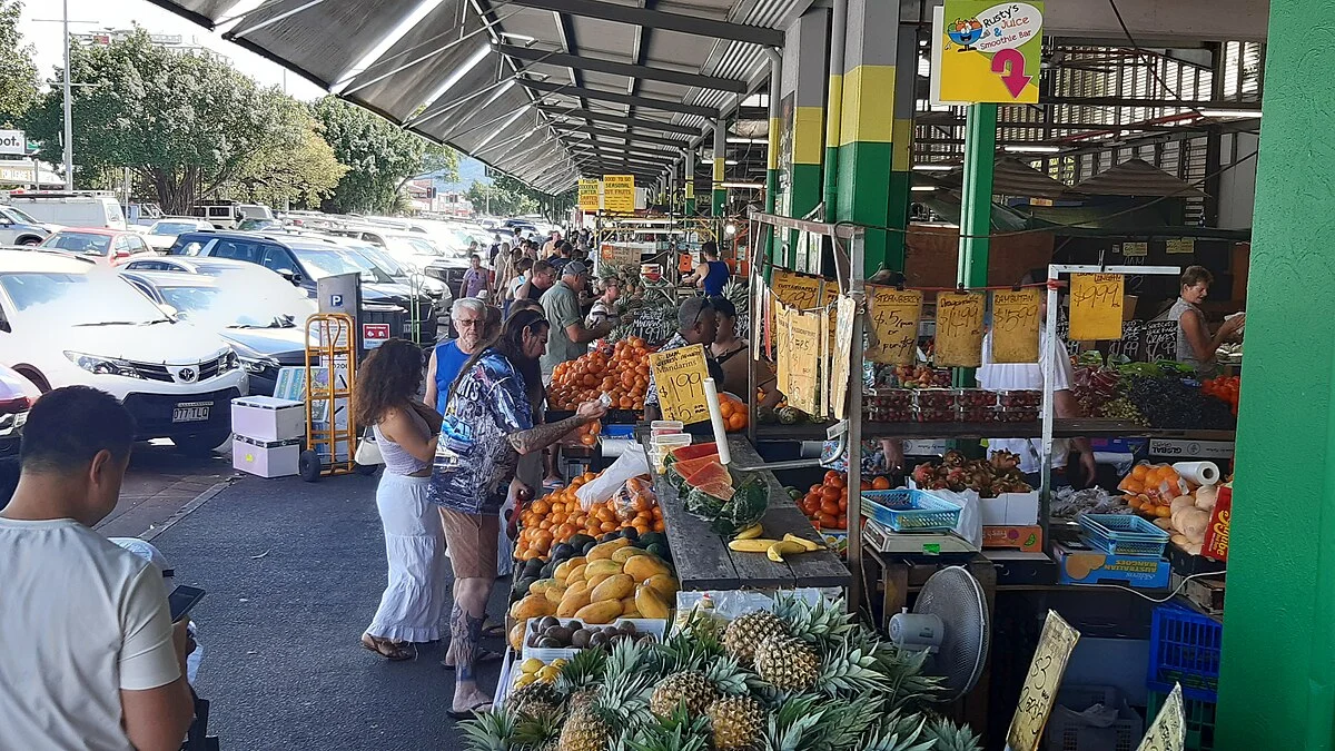 Rusty’s Markets in der Grafton Street in Cairns