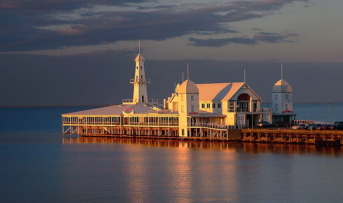 Der Cunningham Pier in Geelong
