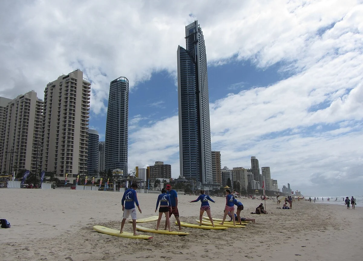 Strand an der Gold Coast