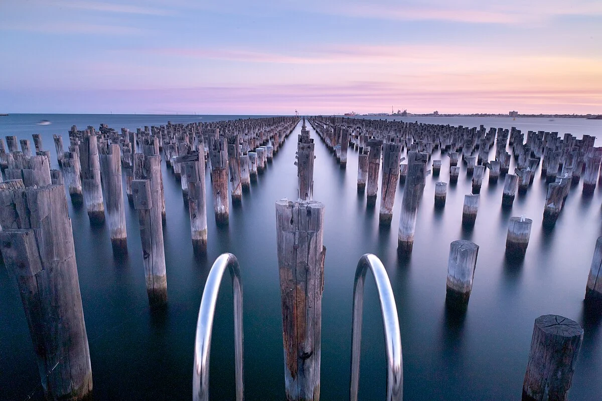 Der Princes Pier in Melbourne