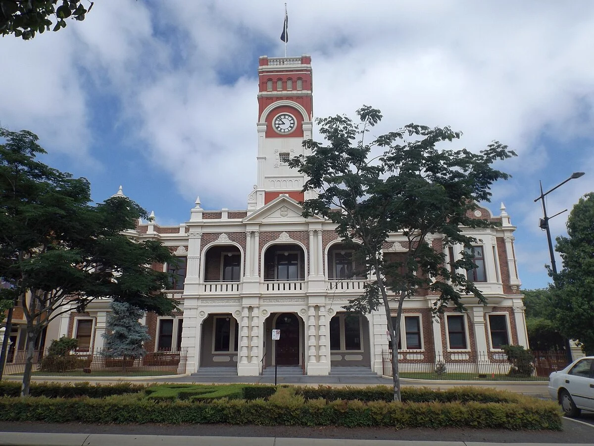 Das Rathaus von Toowoomba