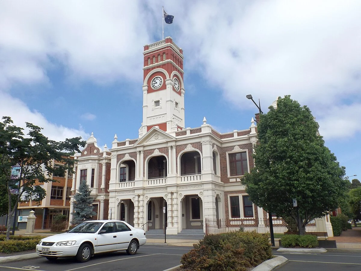 Das Rathaus von Toowoomba