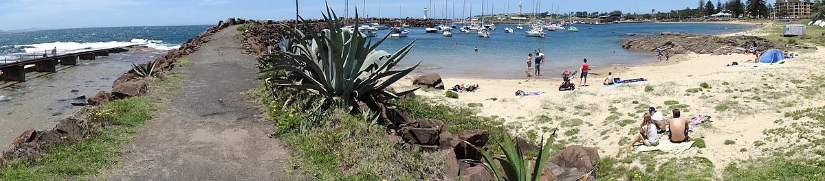 Panorama der Uferpromenade von Wollongong