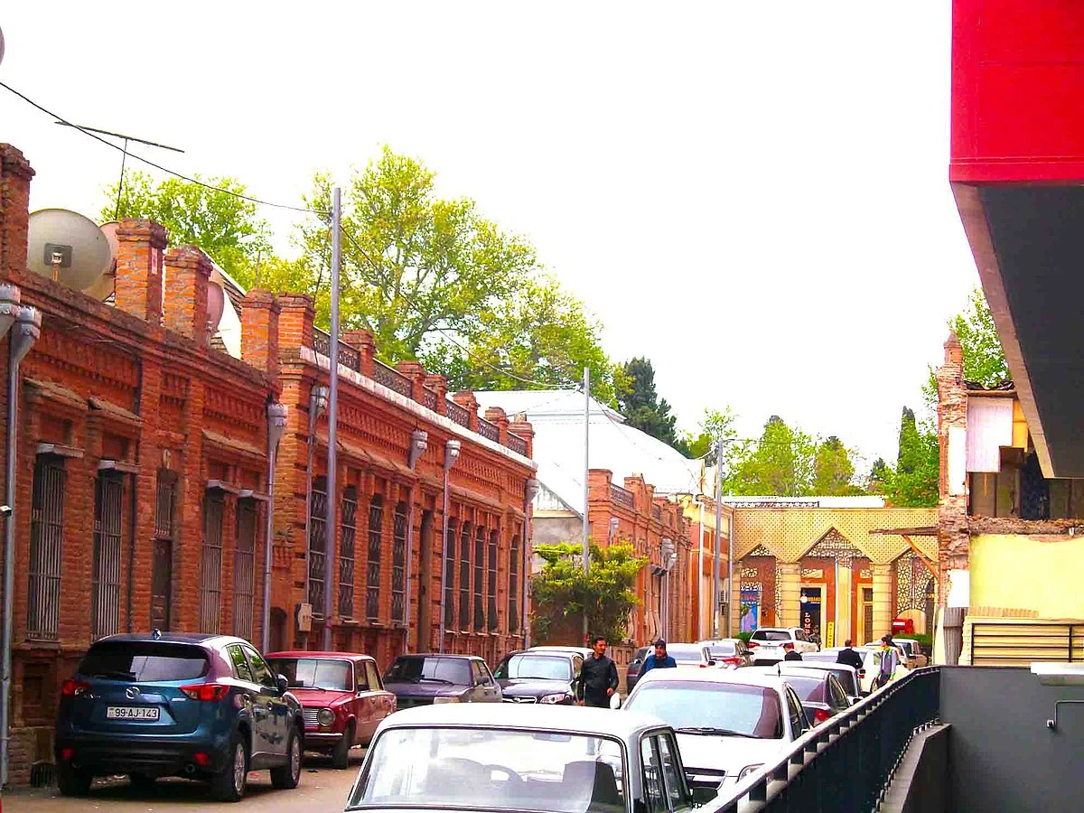 Die historische Javadkhan-Straße in Gəncə