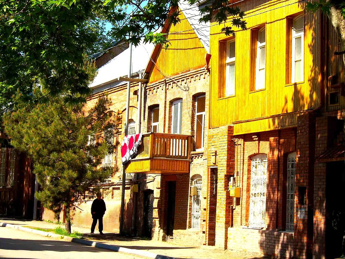 Historische Straße in Gəncə