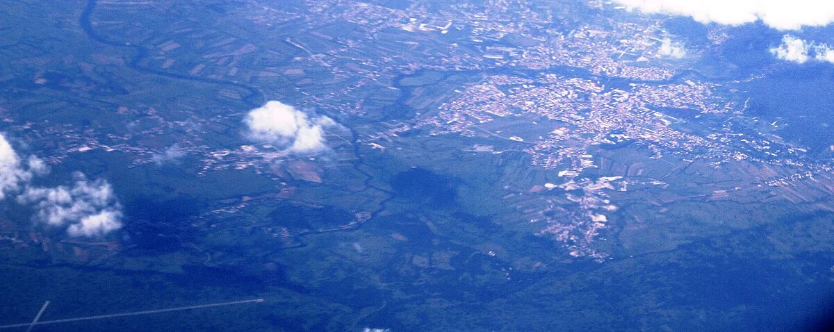 Bihać aus der Luft