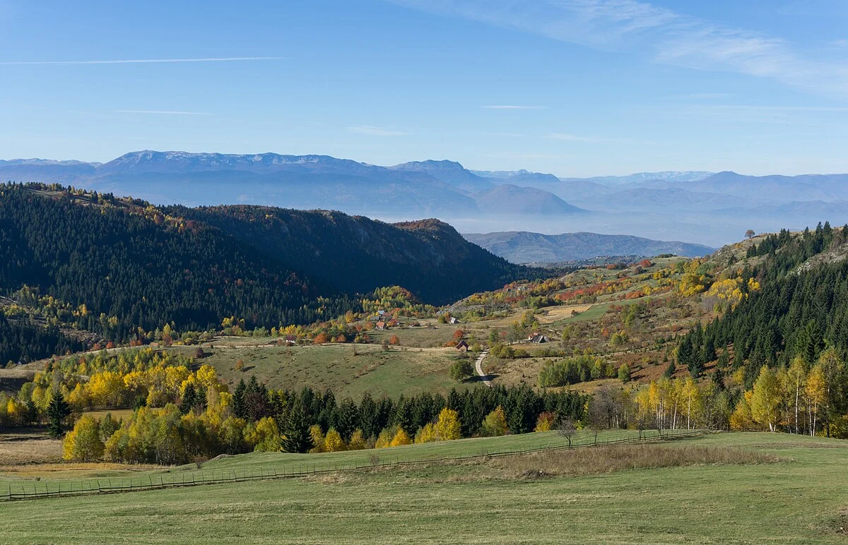 Landschaft um Sarajevo