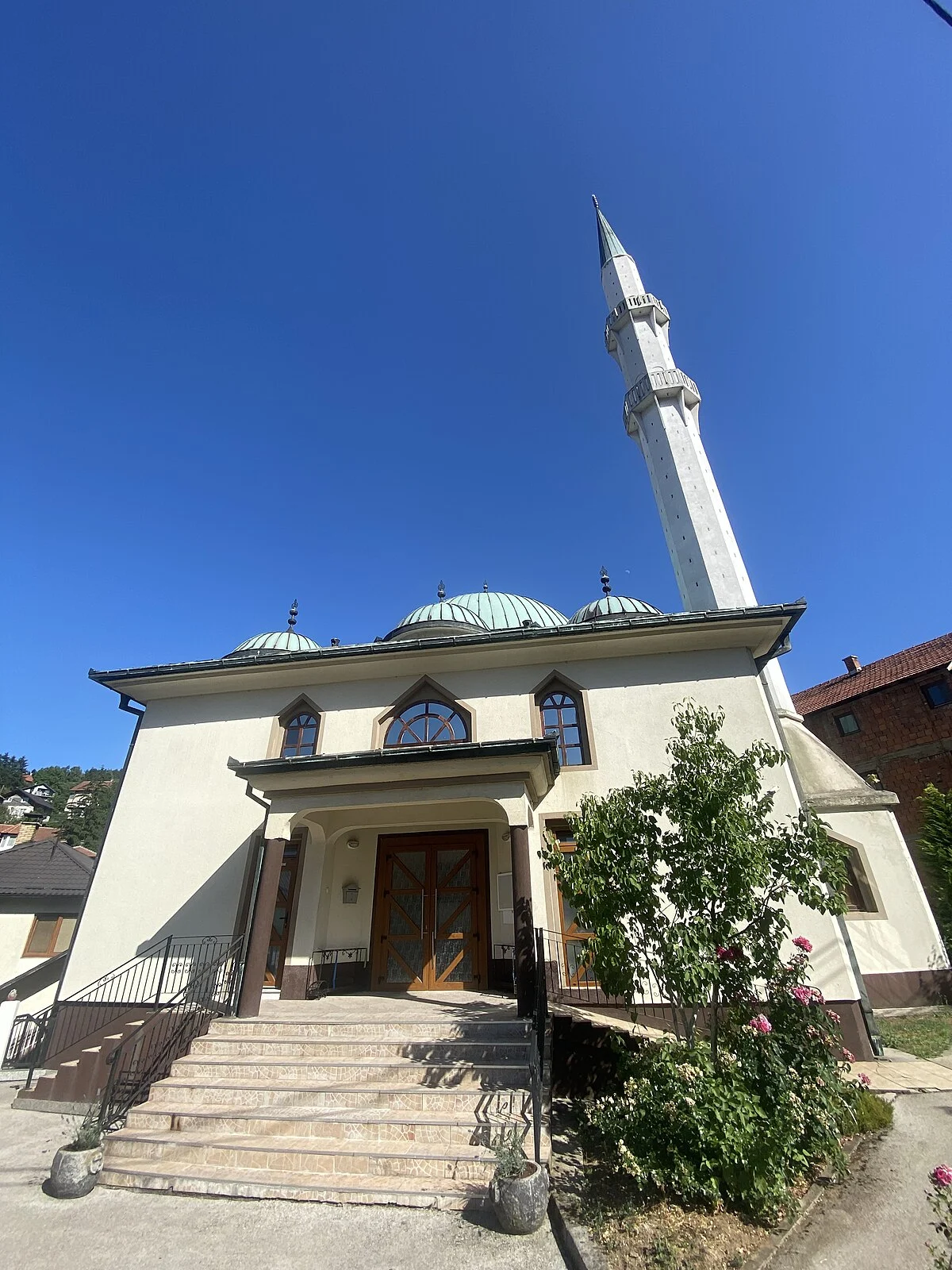Die Moschee Trgovišće in Zenica