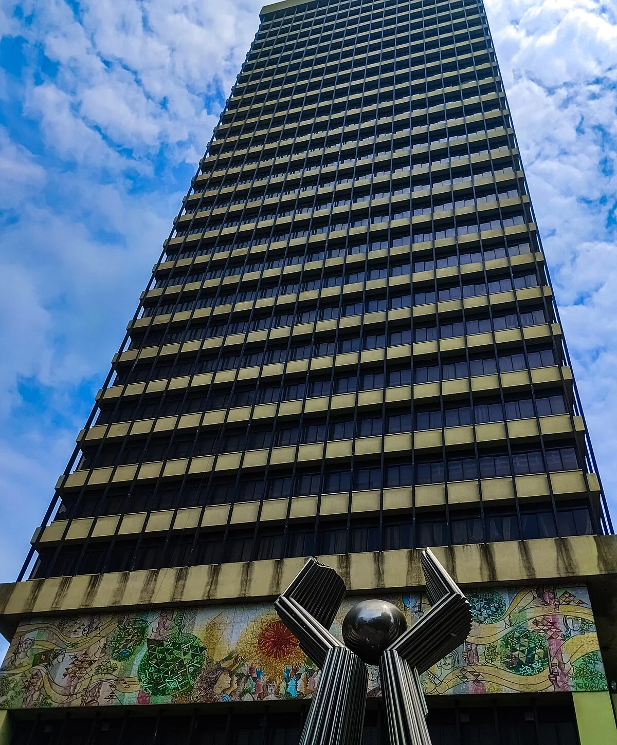 Das Hauptgebäude der Zentralbank von Bangladesch