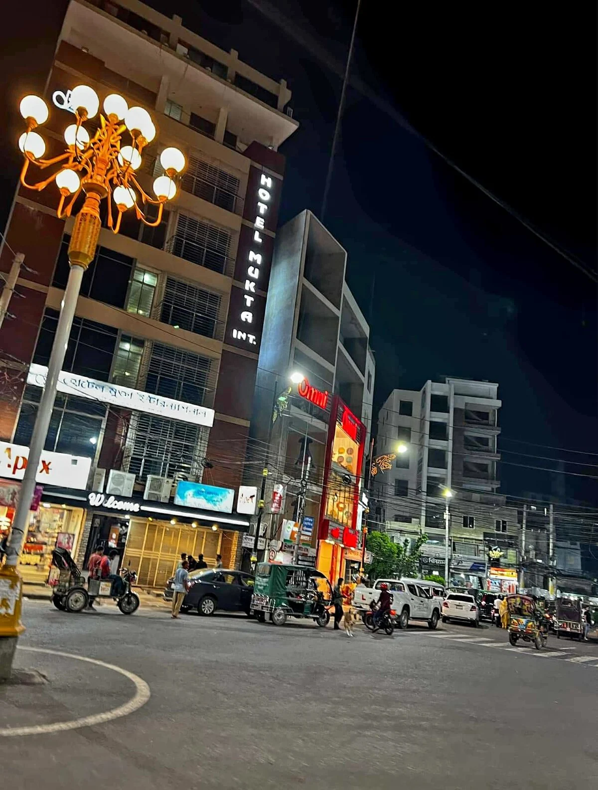 Rajshahi bei Nacht