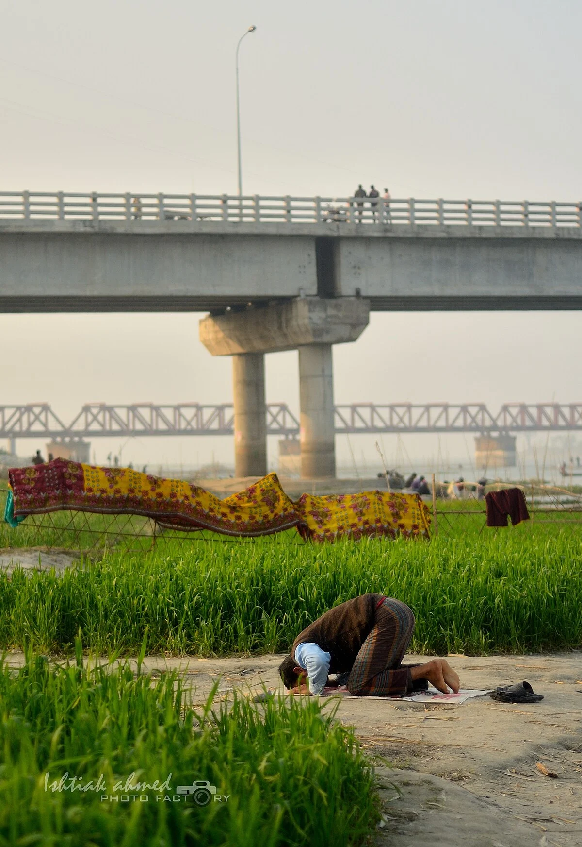 Der Fluss Teesta bei Rangpur