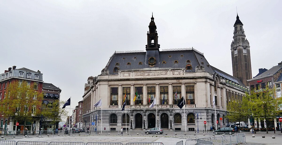 Rathaus, Charleroi, Provinz Hennegau, Wallonien, Belgien