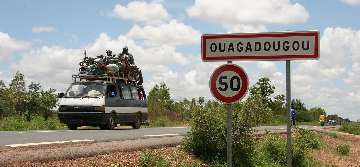 Straße in Burkina Faso