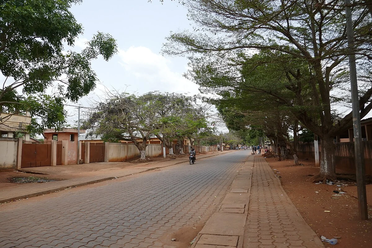 Straße in Abomey