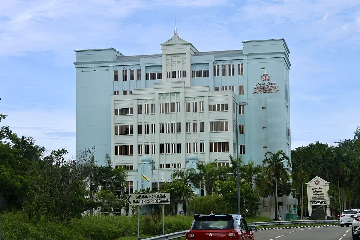Das Gebäude der Stadtverwaltung von Bandar Seri Begawan
