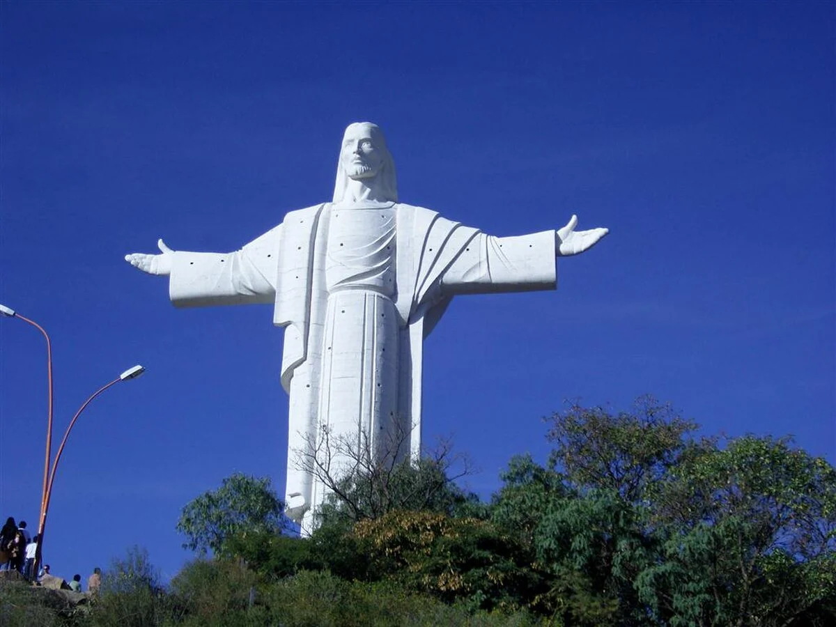Die Christusstatue Cristo de la Concordia in Cochabamba