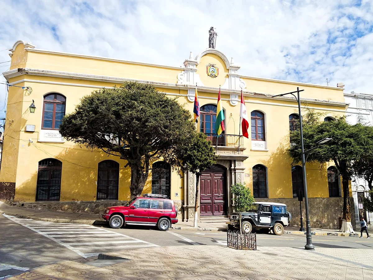 Die alte Münze, heute Justizgebäude, in Potosí