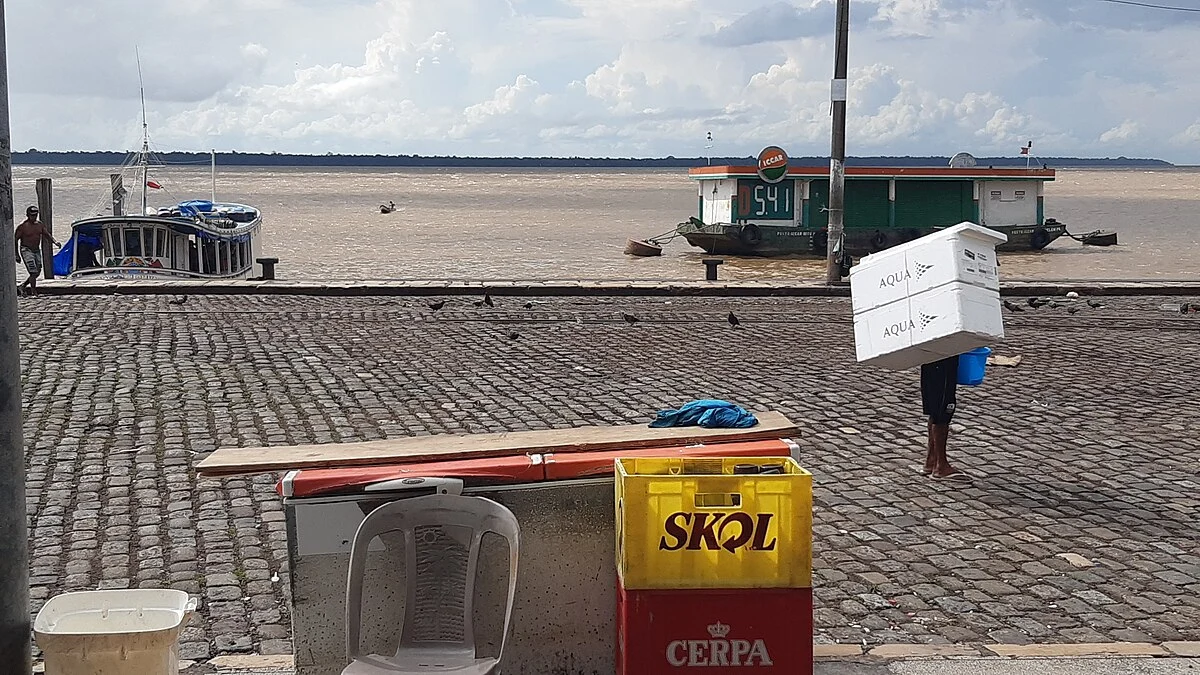 Der Hafen am Markt Ver-o-Peso in Belém
