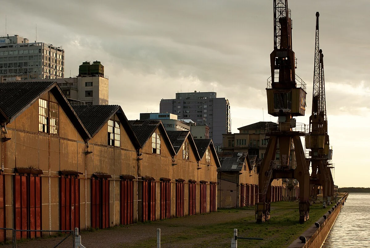 Der Cais Mauá in Porto Alegre