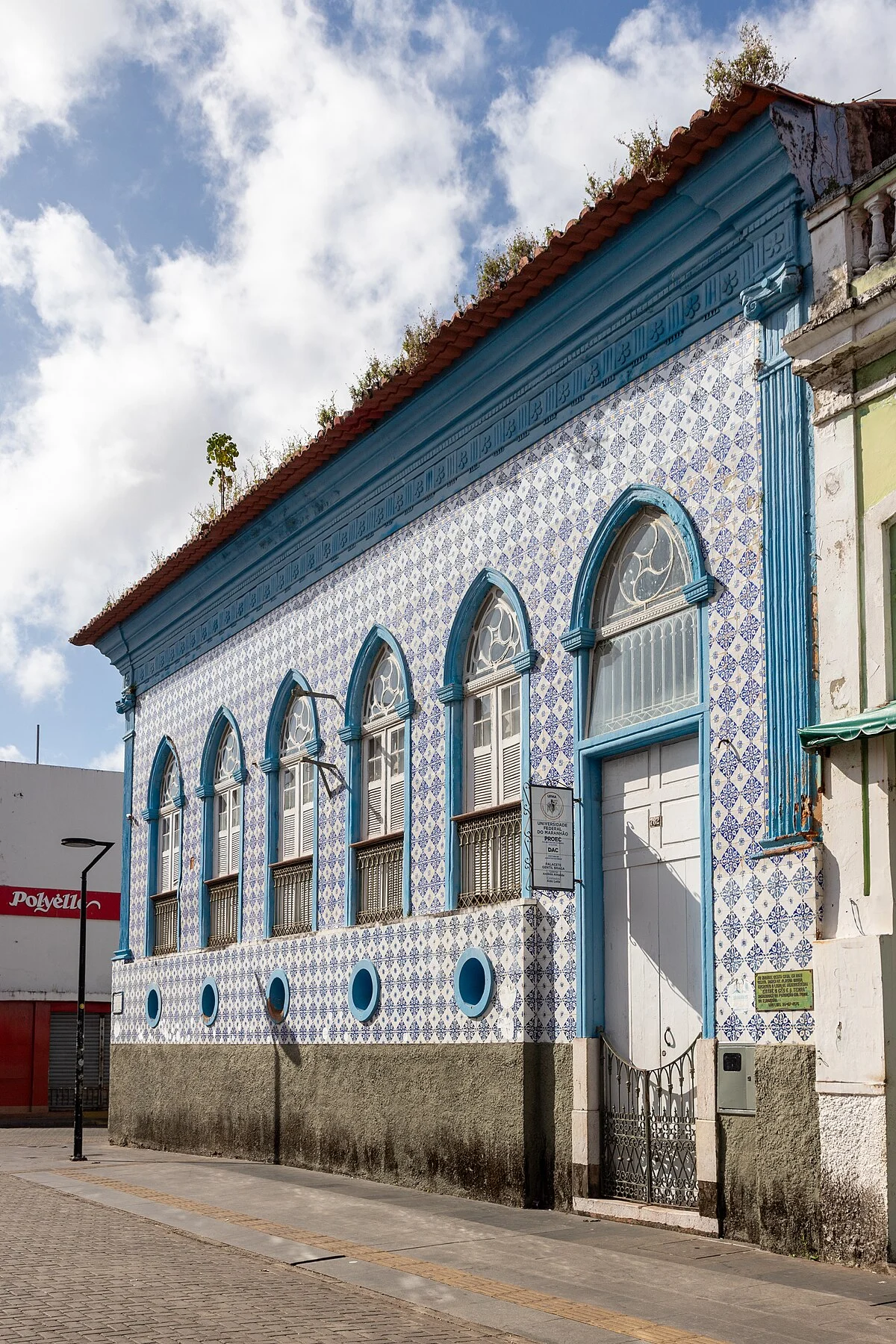 Der Palacete Gentil Braga in der Altstadt von São Luís