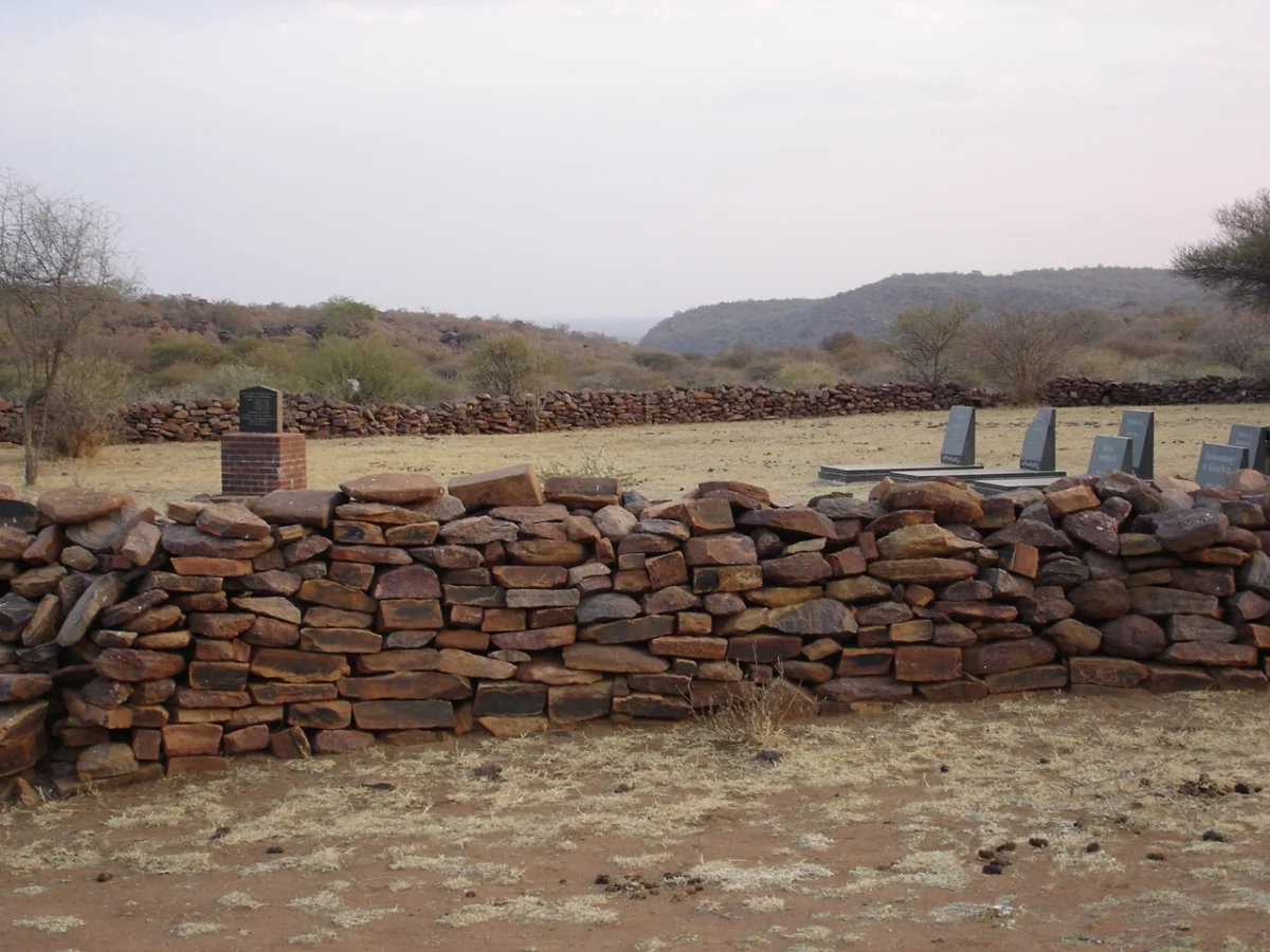 Der Königsfriedhof der Bakwena in Molepolole