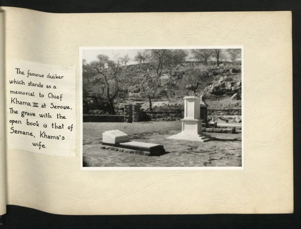 Das Duiker-Denkmal für Häuptling Khama III.