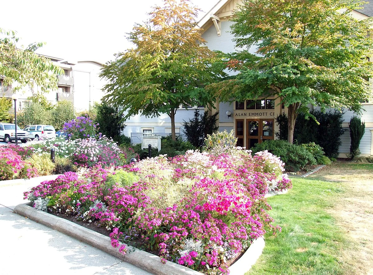 Die alte Kingsway East School in Burnaby