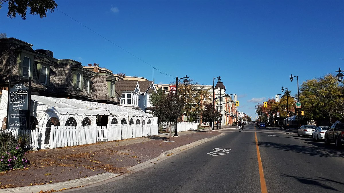Das historische Viertel Markham Village