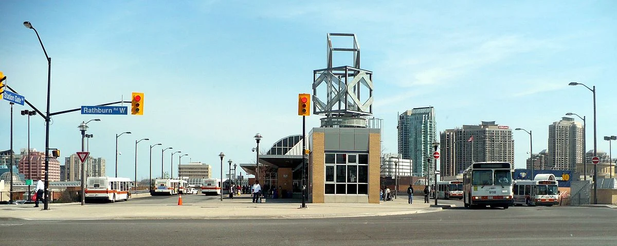 Der Busbahnhof von Mississauga