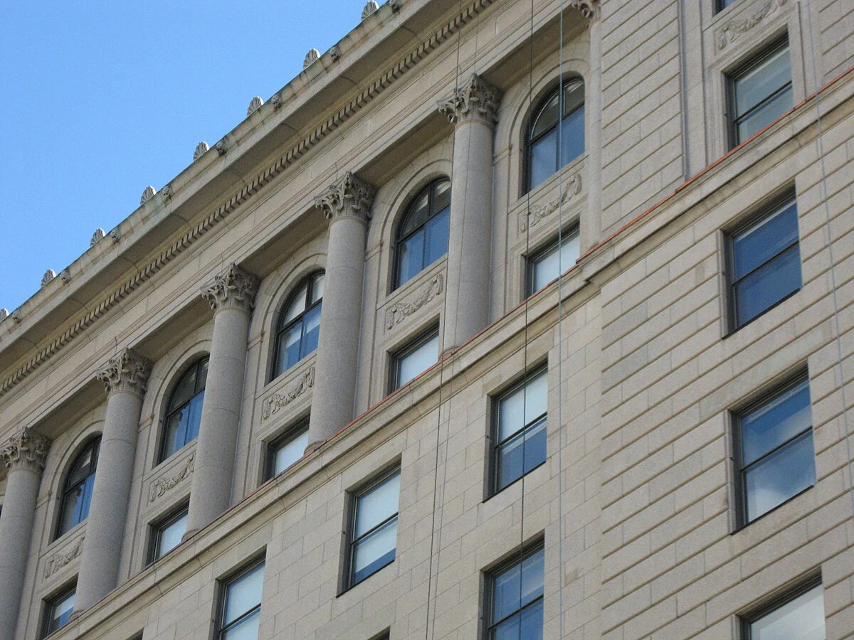 Das Canada Cement Building am Square Phillips in Montreal